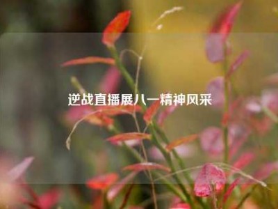 逆战直播展八一精神风采