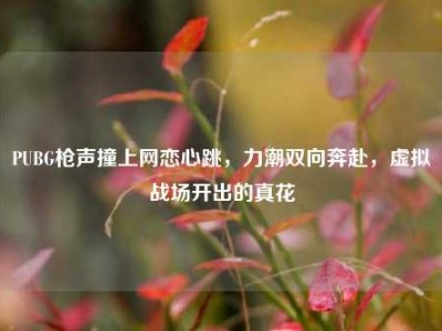 PUBG枪声撞上网恋心跳，力潮双向奔赴，虚拟战场开出的真花