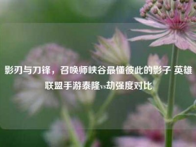 影刃与刀锋，召唤师峡谷最懂彼此的影子 英雄联盟手游泰隆vs劫强度对比