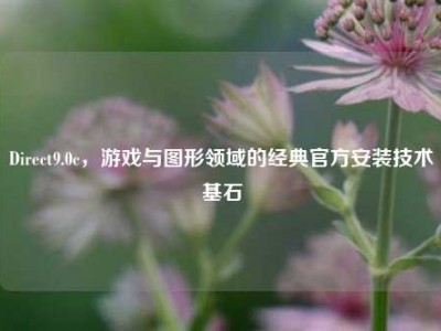 Direct9.0c，游戏与图形领域的经典官方安装技术基石