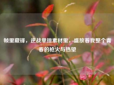 帧里藏锋，逆战单挑素材里，盛放着我整个青春的枪火与热望