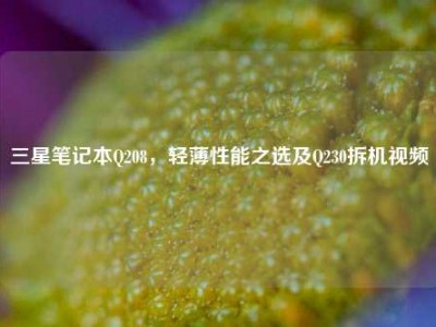 三星笔记本Q208，轻薄性能之选及Q230拆机视频