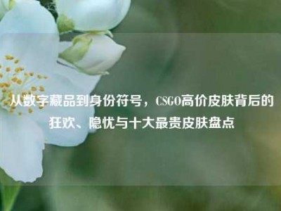 从数字藏品到身份符号，CSGO高价皮肤背后的狂欢、隐忧与十大最贵皮肤盘点