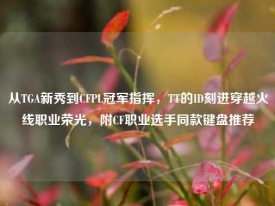 从TGA新秀到CFPL冠军指挥，TT的ID刻进穿越火线职业荣光，附CF职业选手同款键盘推荐
