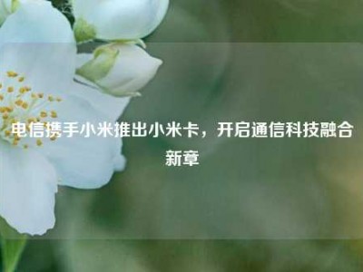 电信携手小米推出小米卡，开启通信科技融合新章
