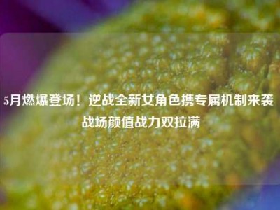 5月燃爆登场！逆战全新女角色携专属机制来袭 战场颜值战力双拉满