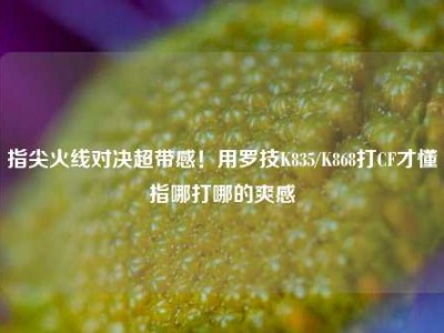 指尖火线对决超带感！用罗技K835/K868打CF才懂指哪打哪的爽感