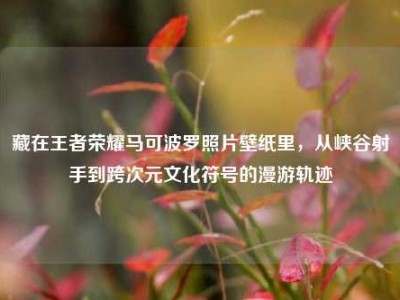 藏在王者荣耀马可波罗照片壁纸里，从峡谷射手到跨次元文化符号的漫游轨迹