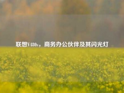 联想V480s，商务办公伙伴及其闪光灯