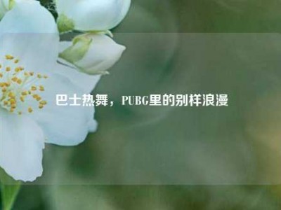 巴士热舞，PUBG里的别样浪漫