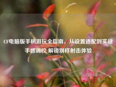CF电脑版手柄游玩全指南，从设置适配到实战手感调校 解锁别样射击体验