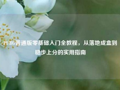 PUBG普通版零基础入门全教程，从落地成盒到稳步上分的实用指南