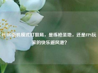 PUBG街机模式打狙局，是练枪圣地，还是FPS玩家的快乐避风港？