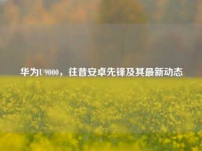 华为U9000，往昔安卓先锋及其最新动态