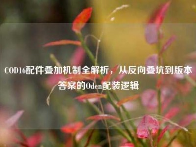 COD16配件叠加机制全解析，从反向叠坑到版本答案的Oden配装逻辑