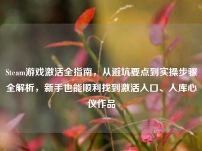 Steam游戏激活全指南，从避坑要点到实操步骤全解析，新手也能顺利找到激活入口、入库心仪作品
