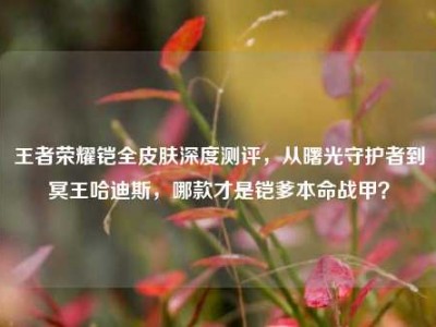 王者荣耀铠全皮肤深度测评，从曙光守护者到冥王哈迪斯，哪款才是铠爹本命战甲？