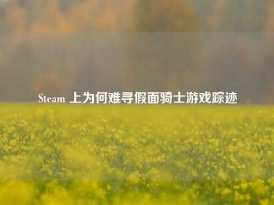 Steam 上为何难寻假面骑士游戏踪迹