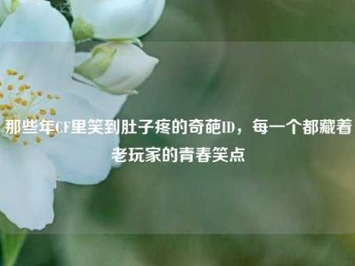 那些年CF里笑到肚子疼的奇葩ID，每一个都藏着老玩家的青春笑点