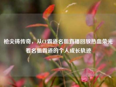 枪尖铸传奇，从CF霸道名狙直播回放热血荣光看名狙霸道的个人成长轨迹