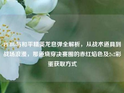 PUBG与和平精英龙息弹全解析，从战术道具到战场浪漫，那道烧穿决赛圈的赤红焰色及2v2彩蛋获取方式