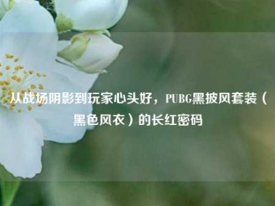 从战场阴影到玩家心头好，PUBG黑披风套装（黑色风衣）的长红密码