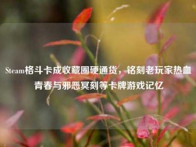 Steam格斗卡成收藏圈硬通货，铭刻老玩家热血青春与邪恶冥刻等卡牌游戏记忆