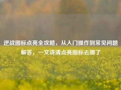 逆战图标点亮全攻略，从入门操作到常见问题解答，一文讲清点亮图标去哪了