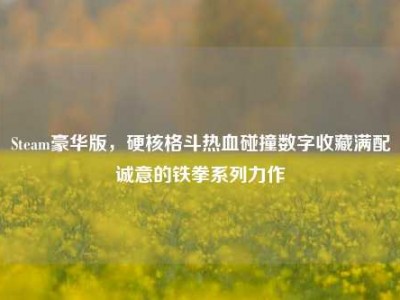 Steam豪华版，硬核格斗热血碰撞数字收藏满配诚意的铁拳系列力作