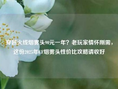穿越火线烟雾头90元一年？老玩家情怀刚需，这份2025年CF烟雾头性价比攻略请收好