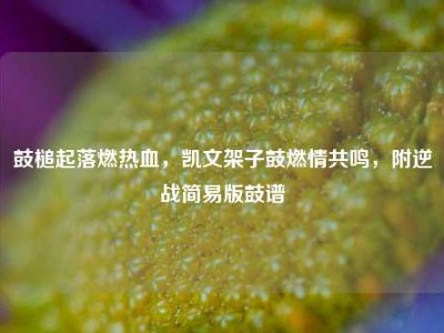 鼓槌起落燃热血，凯文架子鼓燃情共鸣，附逆战简易版鼓谱