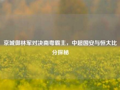 京城御林军对决南粤霸主，中超国安与恒大比分探秘