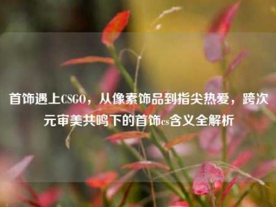 首饰遇上CSGO，从像素饰品到指尖热爱，跨次元审美共鸣下的首饰cs含义全解析