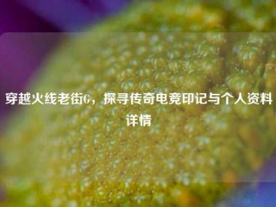 穿越火线老街G，探寻传奇电竞印记与个人资料详情