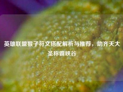 英雄联盟猴子符文搭配解析与推荐，助齐天大圣称霸峡谷