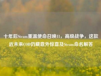 十年后Steam重温使命召唤11，高级战争，这款近未来COD仍藏意外惊喜及Steam命名解答