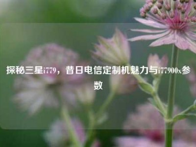 探秘三星i779，昔日电信定制机魅力与i77900x参数
