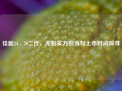 佳能24 - 70二代，光影实力担当与上市时间探寻