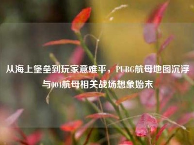 从海上堡垒到玩家意难平，PUBG航母地图沉浮与004航母相关战场想象始末