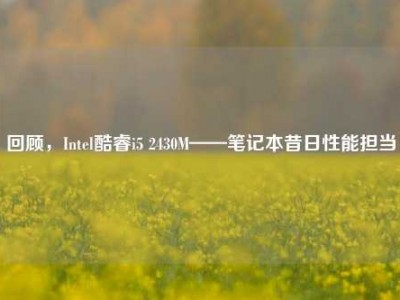 回顾，Intel酷睿i5 2430M——笔记本昔日性能担当