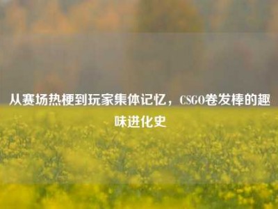从赛场热梗到玩家集体记忆，CSGO卷发棒的趣味进化史