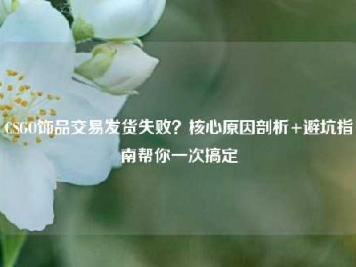 CSGO饰品交易发货失败？核心原因剖析+避坑指南帮你一次搞定