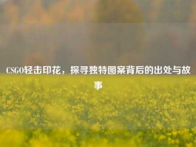 CSGO轻击印花，探寻独特图案背后的出处与故事