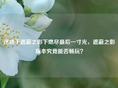 逆战于遮蔽之影下燃尽最后一寸光，遮蔽之影版本究竟能否畅玩？