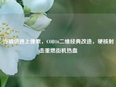 当硝烟遇上像素，COD16二维经典改造，硬核射击重燃街机热血