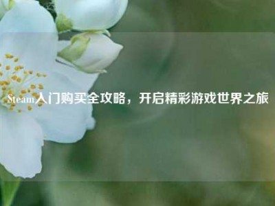 Steam入门购买全攻略，开启精彩游戏世界之旅