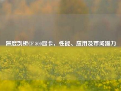 深度剖析CF 500显卡，性能、应用及市场潜力