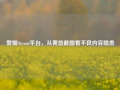 警惕Steam平台，从黄信截图看不良内容隐患
