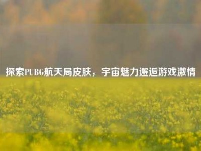 探索PUBG航天局皮肤，宇宙魅力邂逅游戏激情