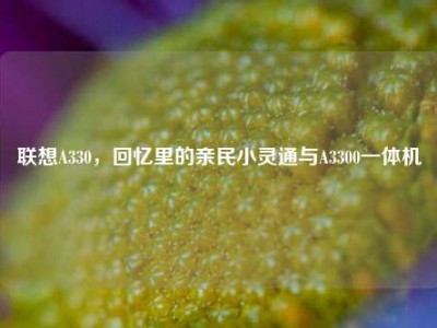 联想A330，回忆里的亲民小灵通与A3300一体机